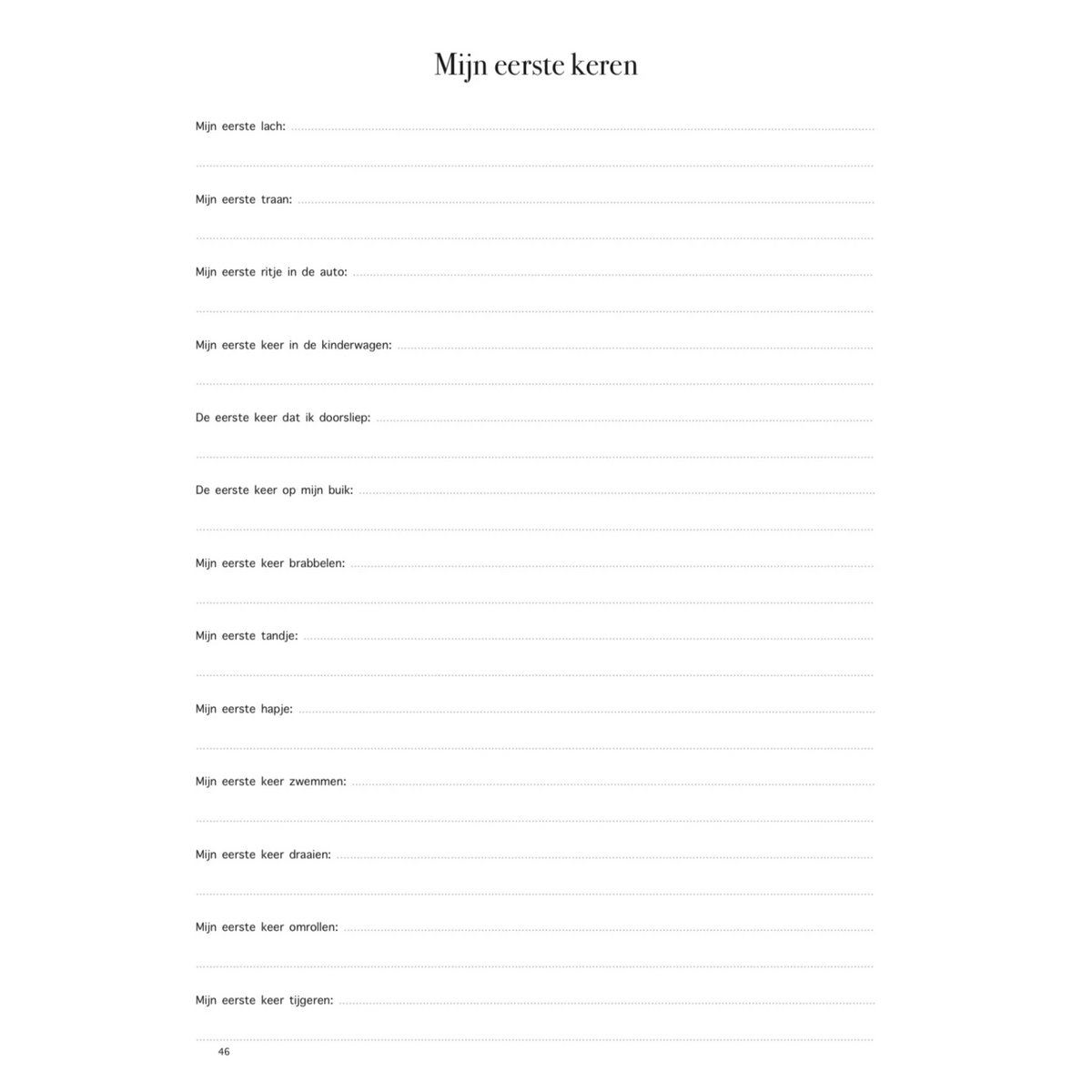 My first memories invulboek - off white - Afbeelding 7